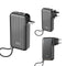 WiWU Trunk P030 10000mAh Power Bank Portable, Universal Plug, Built-in Cables, CCC Certified