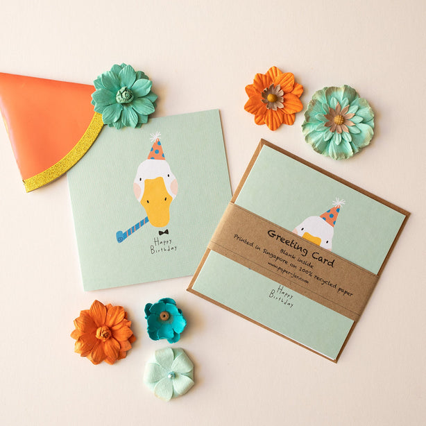 Party Duck Greeting Card