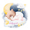 Baby Bear Girl Greeting Card
