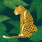 Jungle Leopard Greeting Card