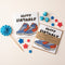 Red And Blue Sneakers Greeting Card