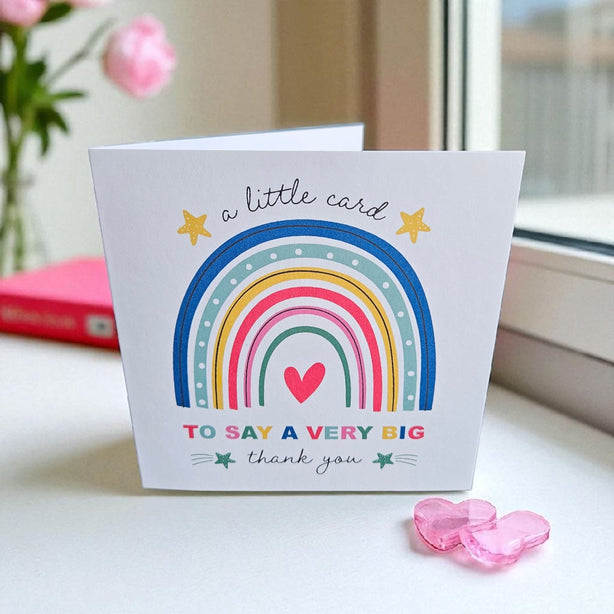 Thank You Rainbow Greeting Card