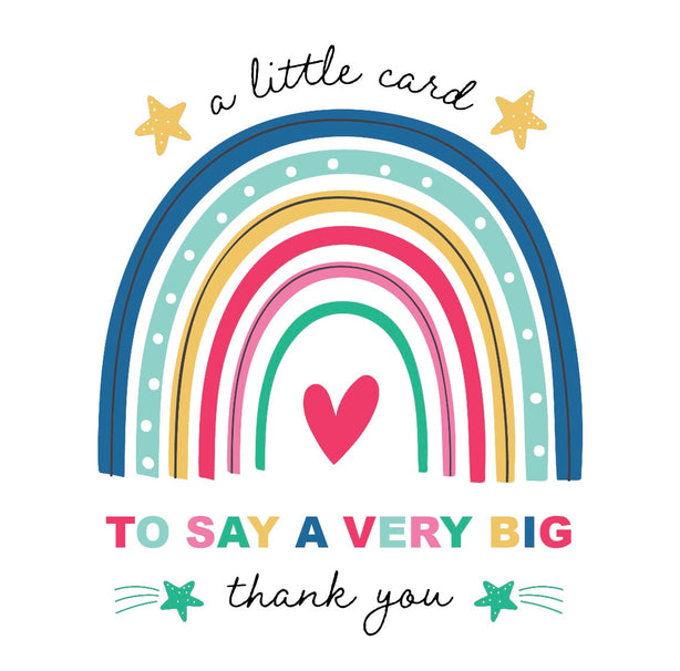 Thank You Rainbow Greeting Card