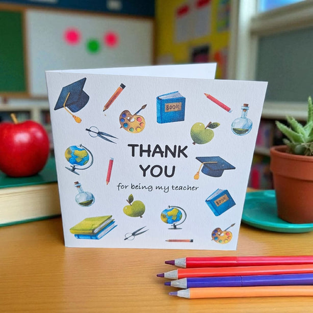 Thank You Teacher Greeting Card