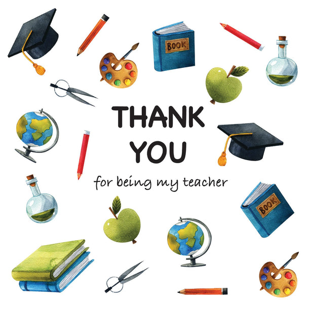 Thank You Teacher Greeting Card
