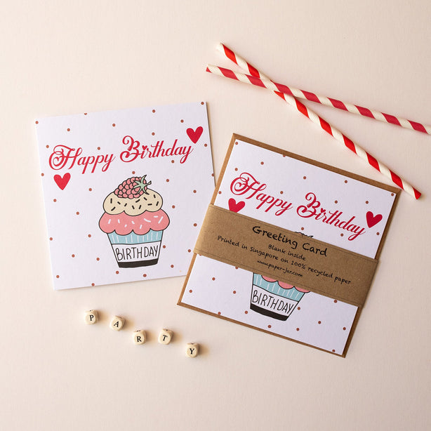 Birthday Cupcake Greeting Card