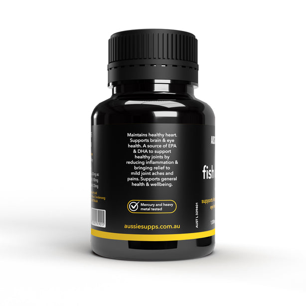 AussieSupps Fish Oil 1000 (30 Capsules) x 3
