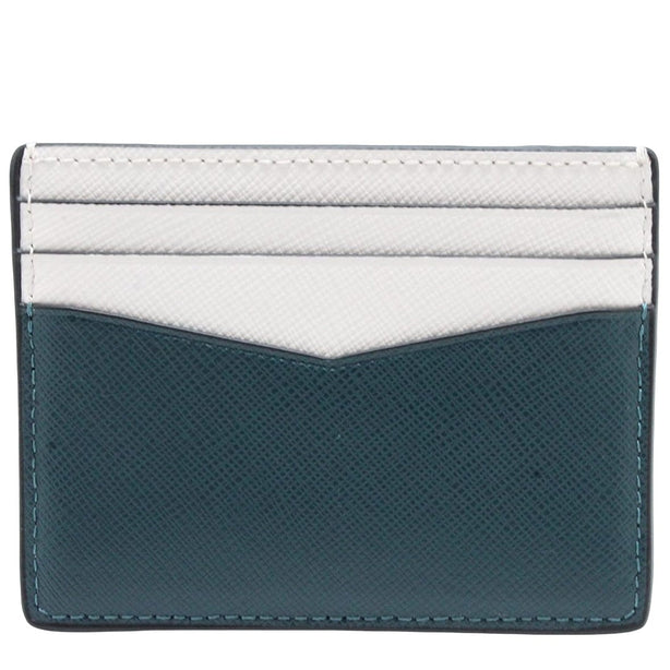 Kate Spade Staci Colorblock Small Slim Card Holder - Peacock Sapphire wlr00125
