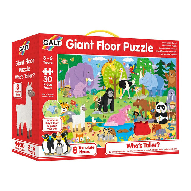 Galt Giant Floor Puzzle (Theme Park / Alphabet Animals / Counting Creatures / Space / Who's Taller / Jungle / Dinosaurs / Construction)