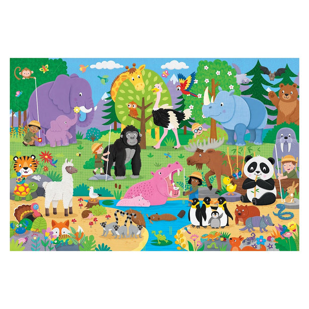 Galt Giant Floor Puzzle (Theme Park / Alphabet Animals / Counting Creatures / Space / Who's Taller / Jungle / Dinosaurs / Construction)
