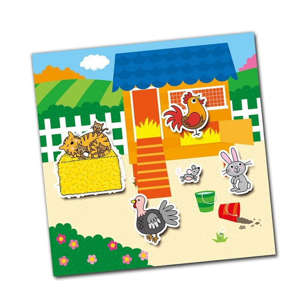Galt Reusable Sticker Books (Animals / Dinosaurs / Farm / Vehicles / Maps / Sports)