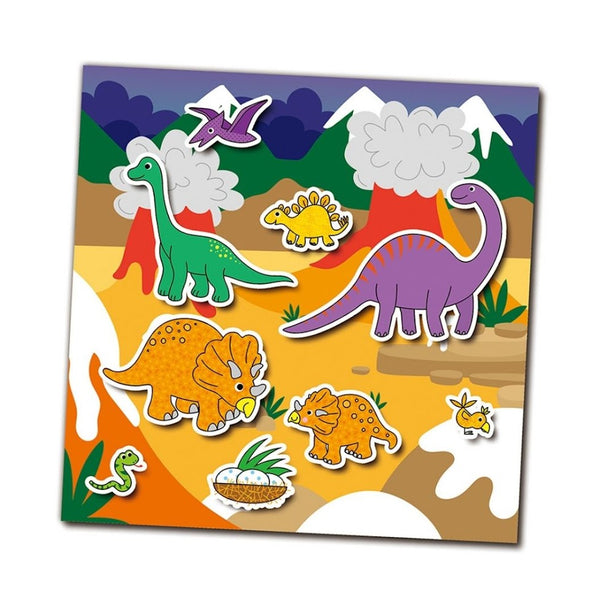 Galt Reusable Sticker Books (Animals / Dinosaurs / Farm / Vehicles / Maps / Sports)