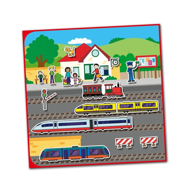 Galt Reusable Sticker Books (Animals / Dinosaurs / Farm / Vehicles / Maps / Sports)
