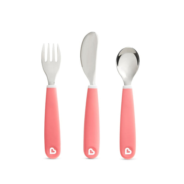 Munchkin Splash Toddler Fork, Knife & Spoon Set
