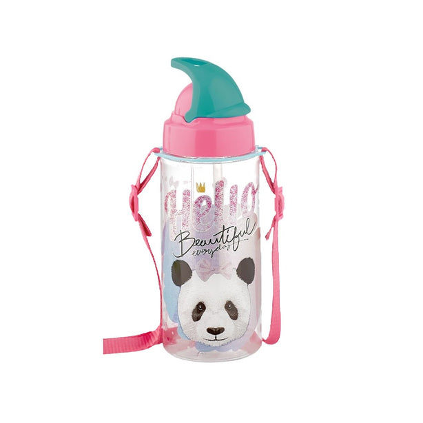 Renga Sonic Tritan Water Bottle With Straw And Shoulder Strap - 500ML