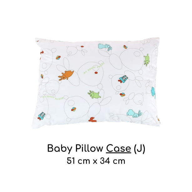 My Bunny Friend Baby Pillow - J (Bunny Party)