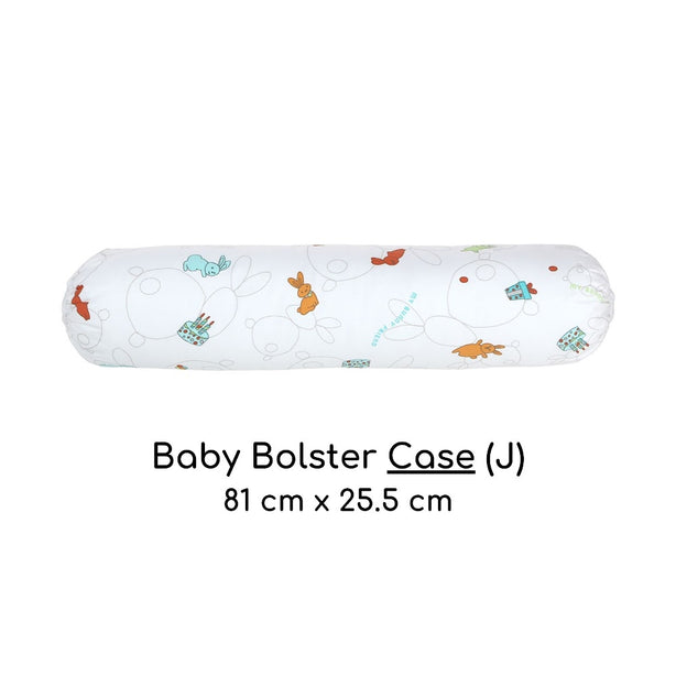 My Bunny Friend Baby Bolster - J (Bunny Party)