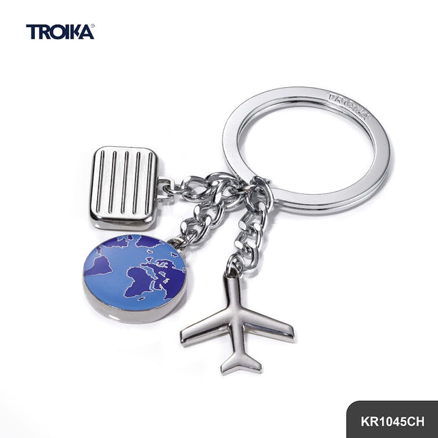 Troika Keyring World Traveller Weltenbummler KR1045CH