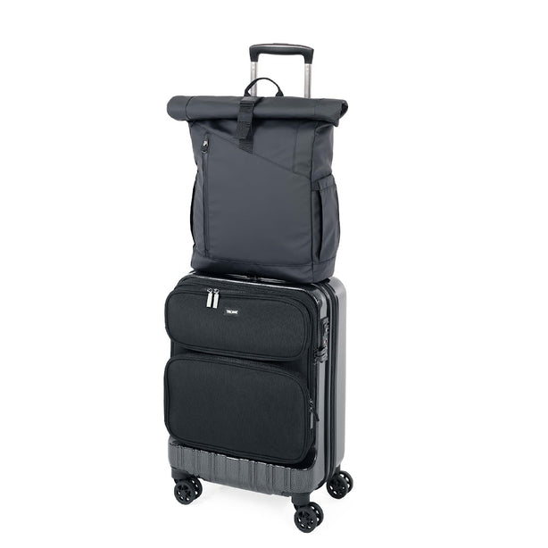 Troika Roll Top Backpack Foldable BBL51BK