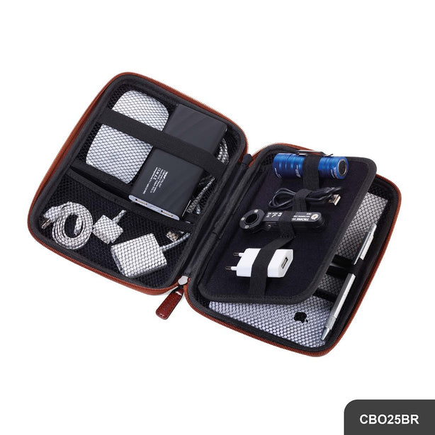 Troika Brown Travel Case Organiser CBO25BR