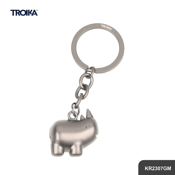 Troika Keyring Happy Rhino KR2307GM