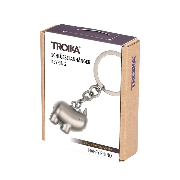 Troika Keyring Happy Rhino KR2307GM