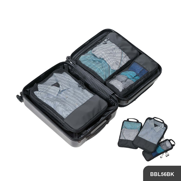 Troika Black Packing Cubes BBL56BK