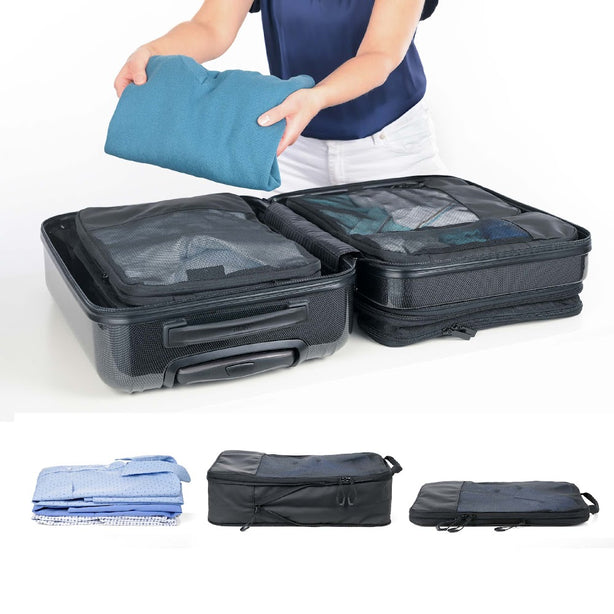 Troika Black Packing Cubes BBL56BK