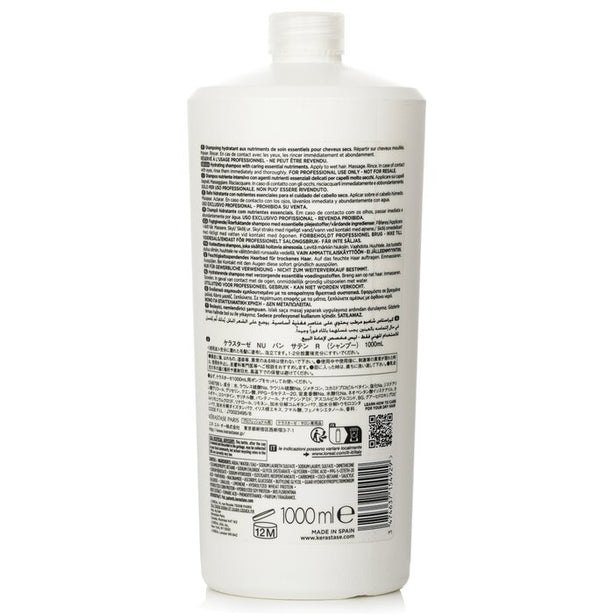 Nutritive Bain Satin Hydrating Shampoo With Essential Nutriments (dry Hair) - 1000ml/34oz