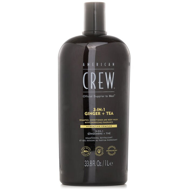 3-in-1 Ginger + Tea Shampoo, Conditioner And Body Wash - 1000ml/33.8oz