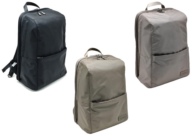 Ril Creed Polyester Backpack with front slip pocket, 2 side slip pockets and labtop compartment