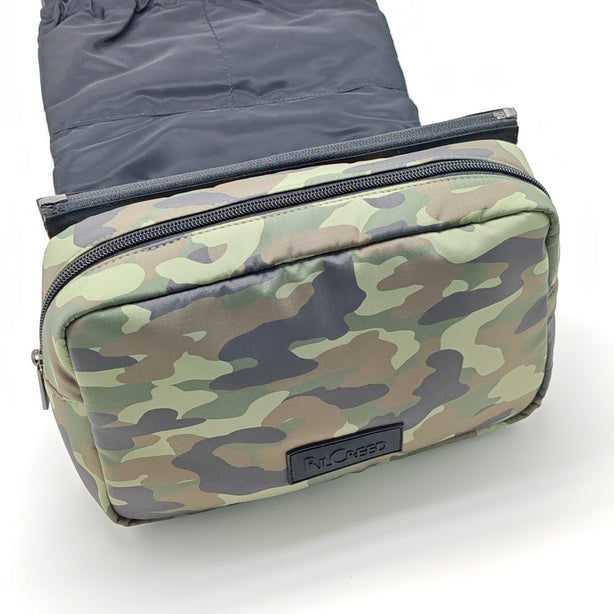 Ril Creed Polyester Hanging Organizer with inside zip pockets and slip pockets