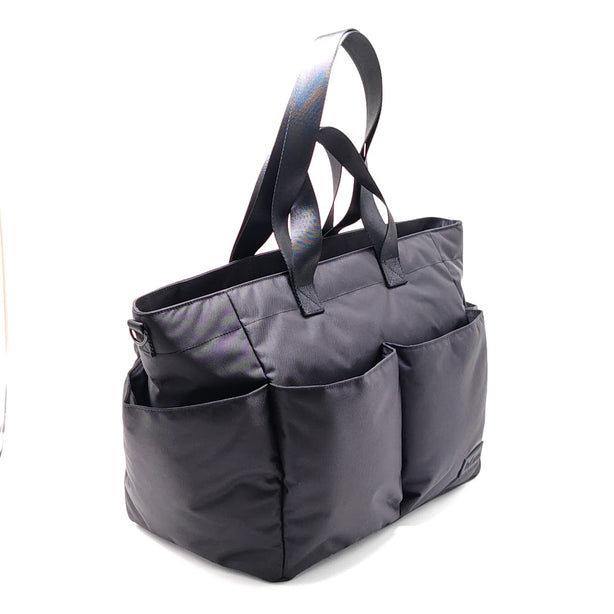 Ril Creed Polyester Pocket Tote Bag with 2 front slip pockets and 2 back slip pockets
