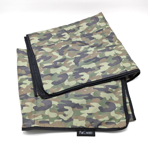 Ril Creed Polyester Picnic Blanket Camo with carrying bag