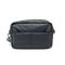Ril Creed Rubberised Crossbody Bag Black with Front Zip Pocket