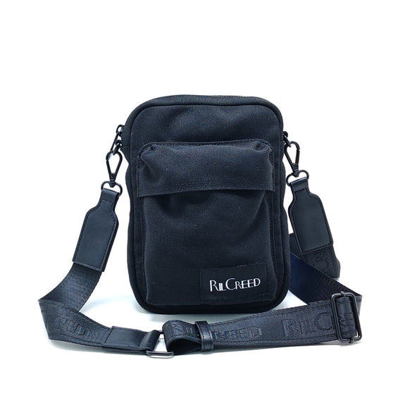 Ril Creed Canvas Crossbody Bag with front flap pocket