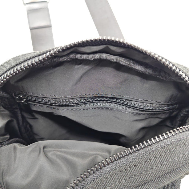 Ril Creed Canvas Crossbody Bag with front flap pocket