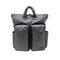 Ril Creed Rubberised Tote Bag Black with 2 Front Zip Pockets
