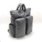 Ril Creed Rubberised Tote Bag Black with 2 Front Zip Pockets