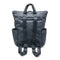 Ril Creed Rubberised Tote Bag Black with 2 Front Zip Pockets