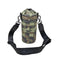 Ril Creed Polyester Bottle Holder Camo with shoulder strap and front zip pocket