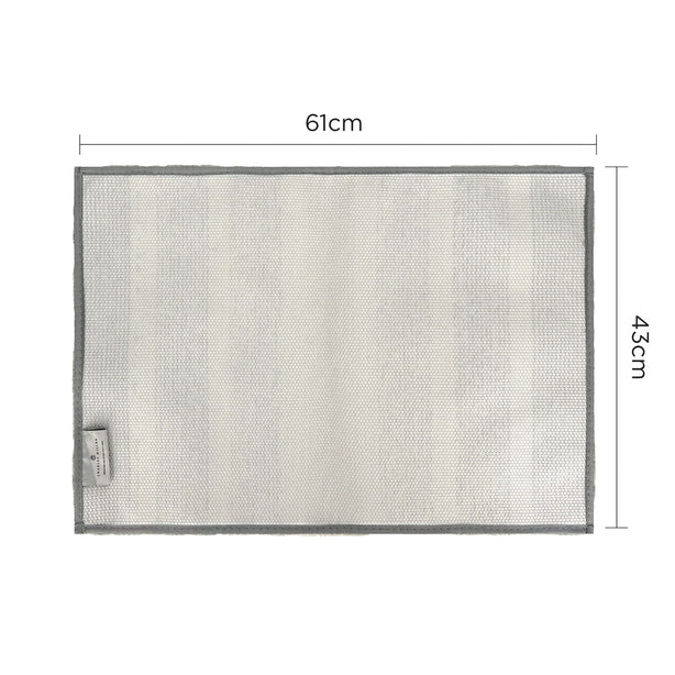 Charles Millen Signature Collection Moire Microfibre Anti-Slip Mat