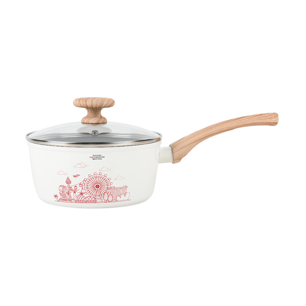 Shogun SG60 Ceragan 18cm Saucepan with Glass Lid