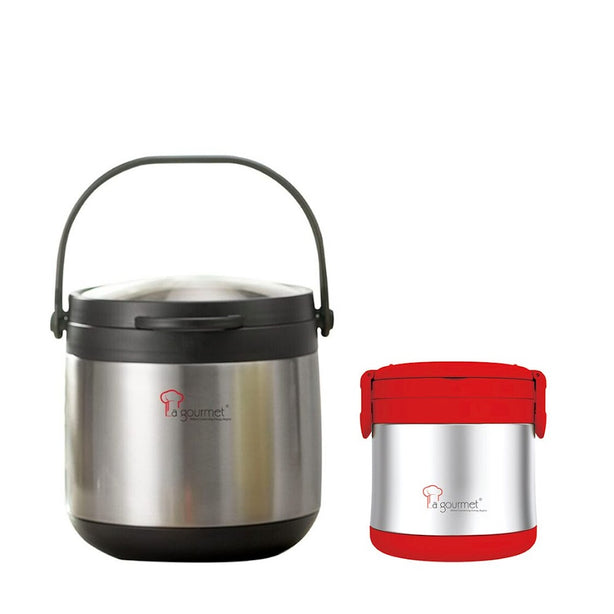 La Gourmet Sakura 4.5L Thermal Cooker + Shogun Flame 850ml Thermal Lunch Box