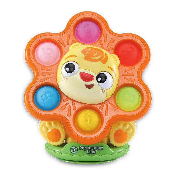 LeapFrog Pop & Count Lion | Pop It Fidget Toy | Highchair Toy | Baby Toy | 6 months+