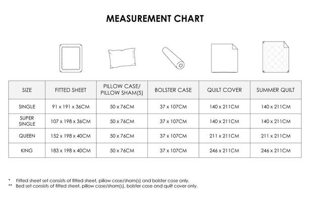 Marie Claire Lumine Printed 100% Combed Cotton 1000TC | Fitted Sheet Set I Bed Set - MC0525CTN-04