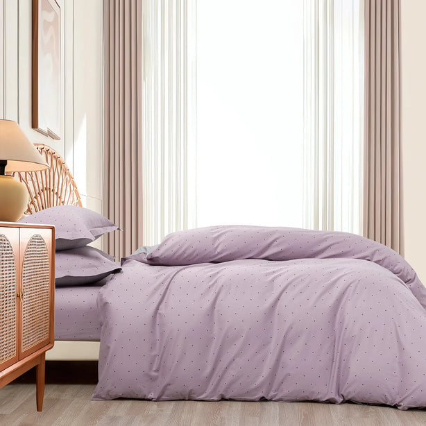 Marie Claire Lumine Printed 100% Combed Cotton 1000TC | Fitted Sheet Set I Bed Set - MC0525CTN-04