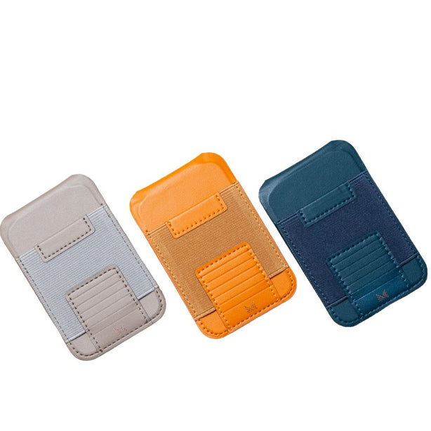 Monocozzi LUCID Refined | Biodegradable Leather Magnetic Multi Purpose Stand Wallet for iPhone