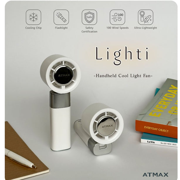 Atmax Lighti Portable Cooling Fan with LED Light