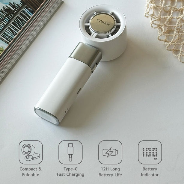 Atmax Lighti Portable Cooling Fan with LED Light
